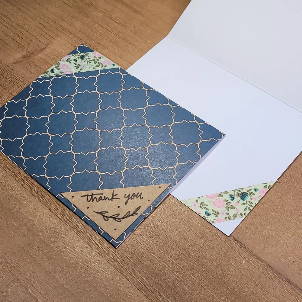 ×5 Variety Foiled Handmade Cards - Picture 6 of 7